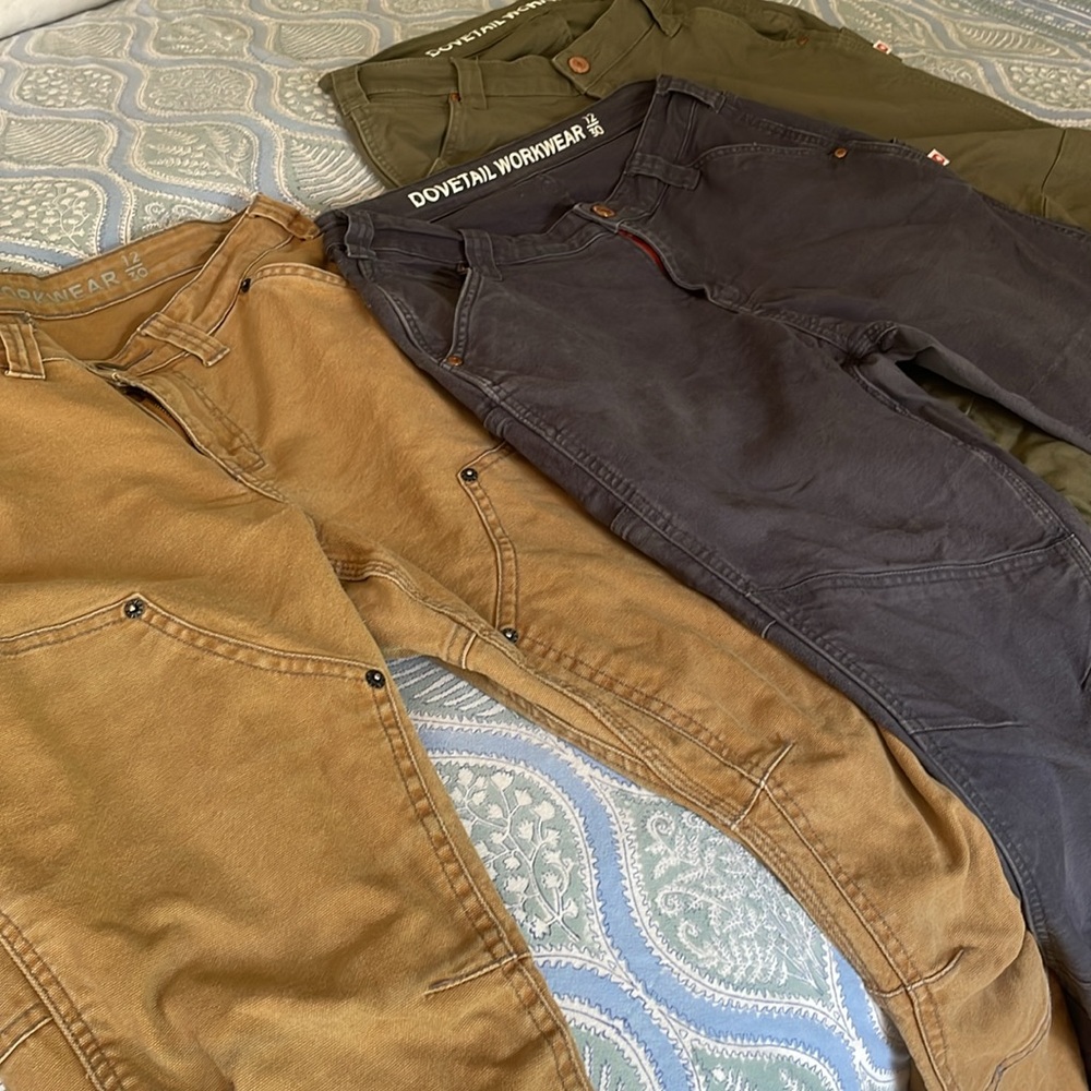 3 pairs beautiful rugged Dovetail Workwear Pants - Picture 3 of 4